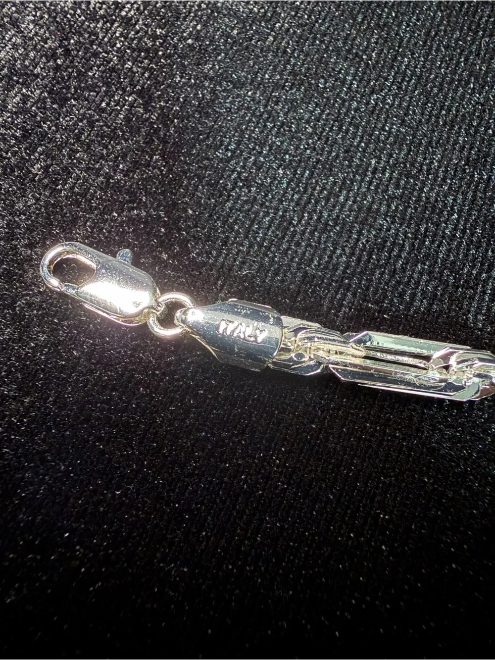 Figarope Milano 7in 5MM Italy 925 Stamped silver premium finish bracelet